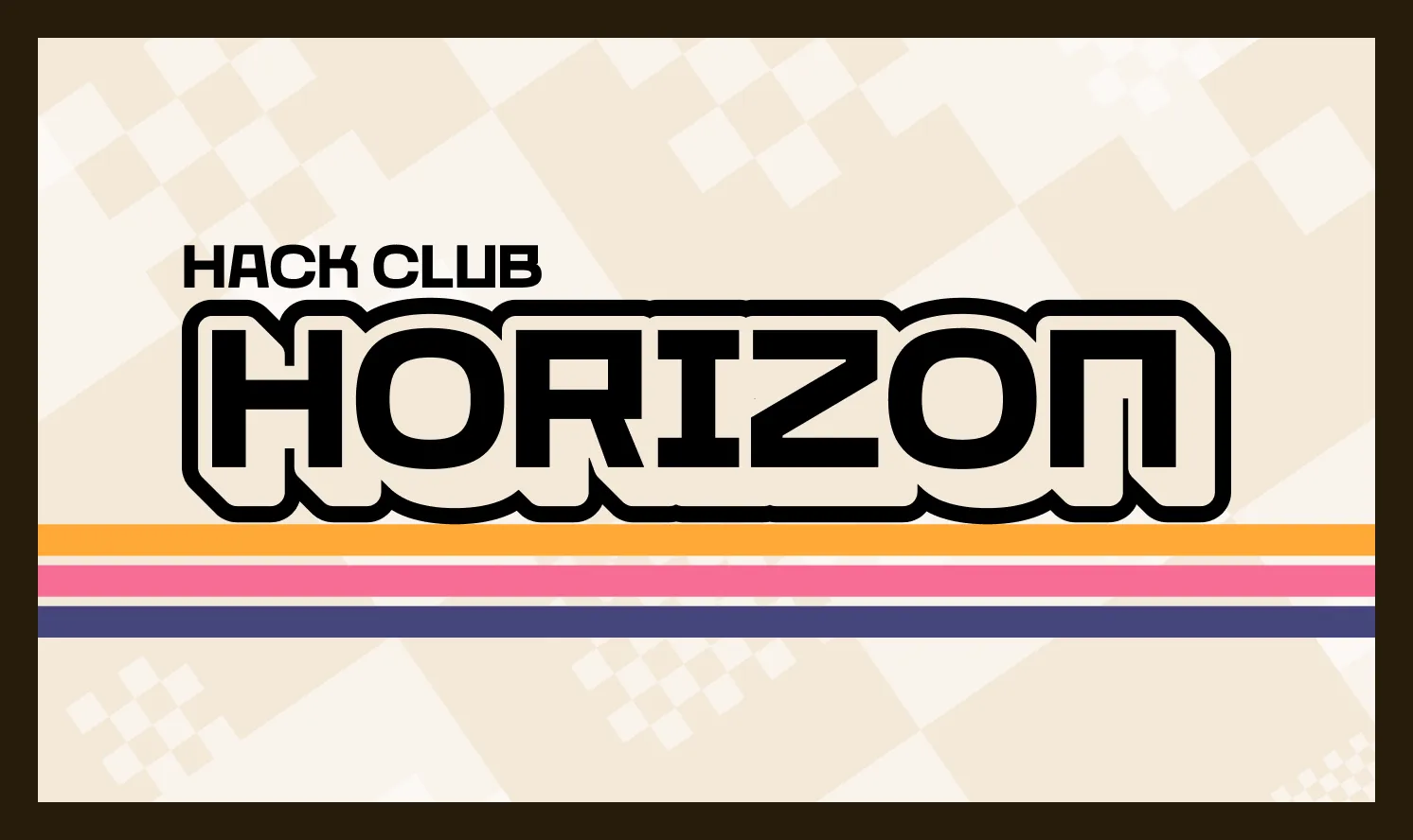 An early Horizons game-style screen
