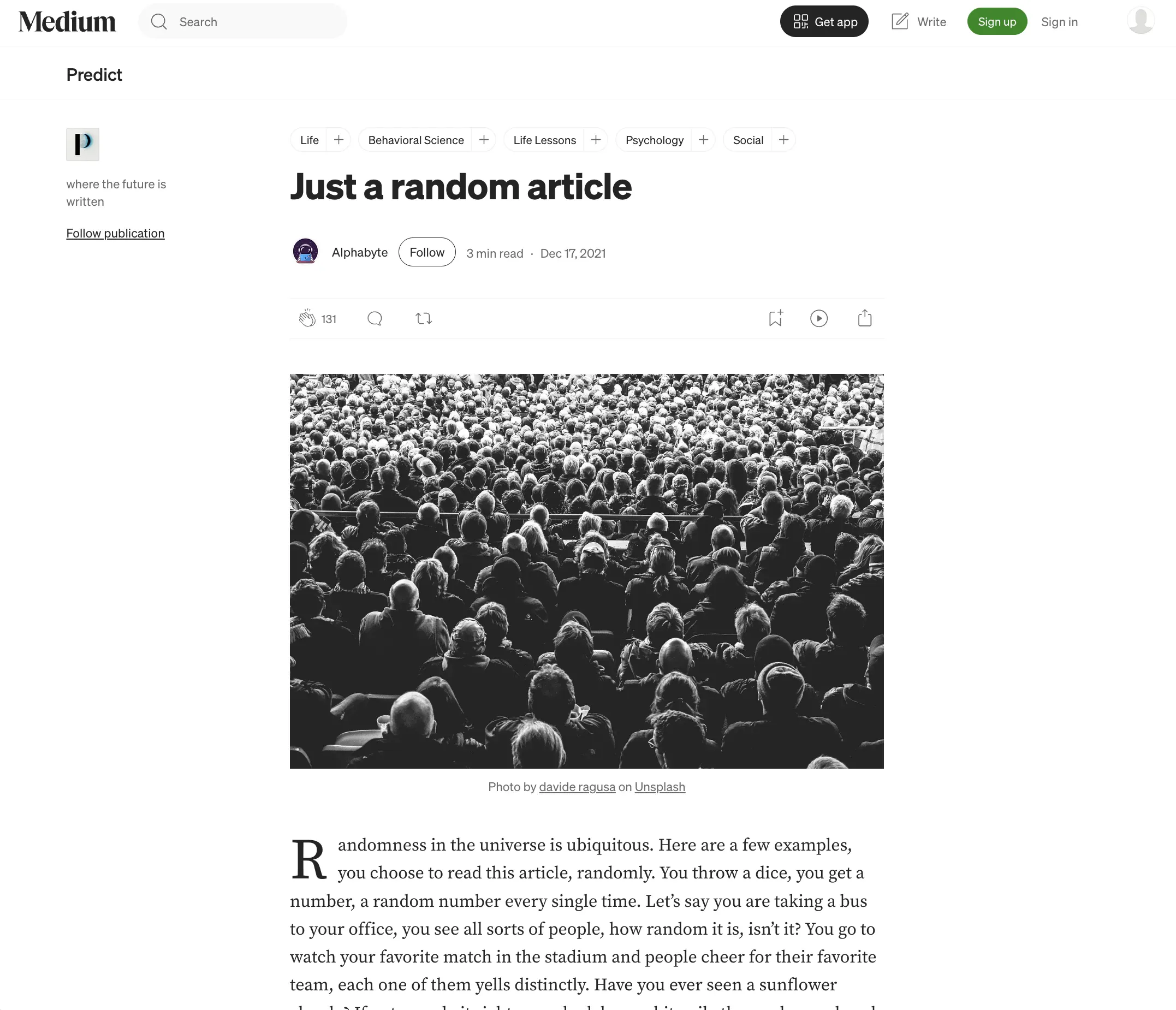 A plain, article-style draft of the hiring page